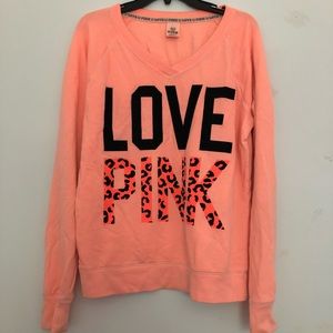 Victoria’s Secret Pink Orange Sweater